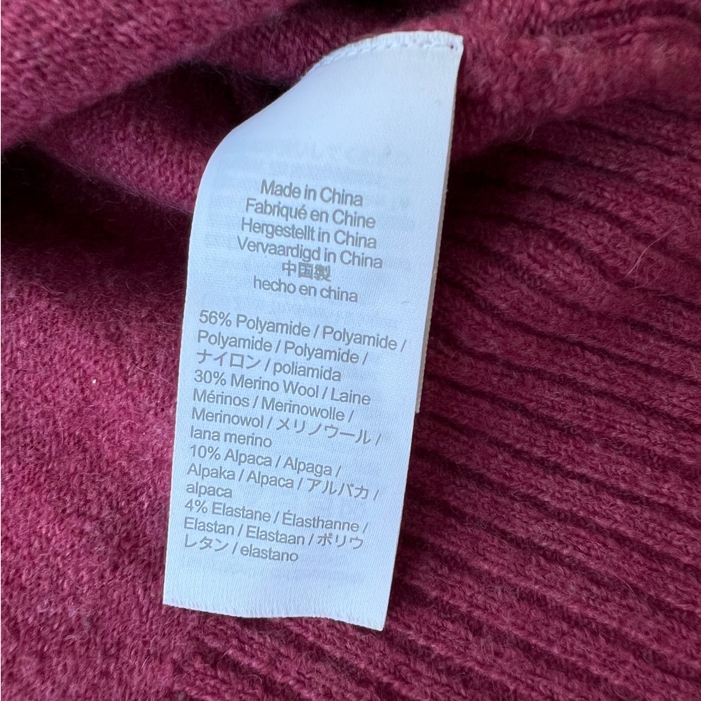 J.CREW Cranberry polo Collared V-Neck Sweater - Picture 7 of 9